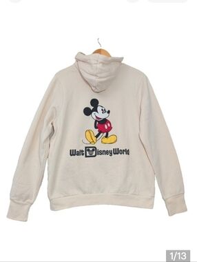 Walt Disney World Mickey Mouse Cream Hoodie